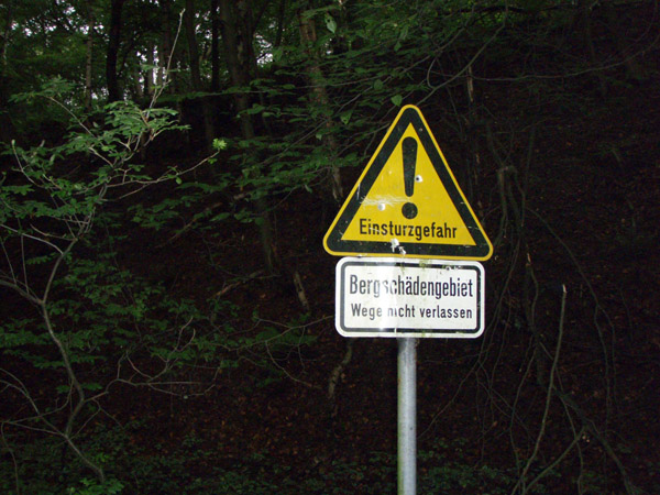 Vorsicht, Einsturzgefahr