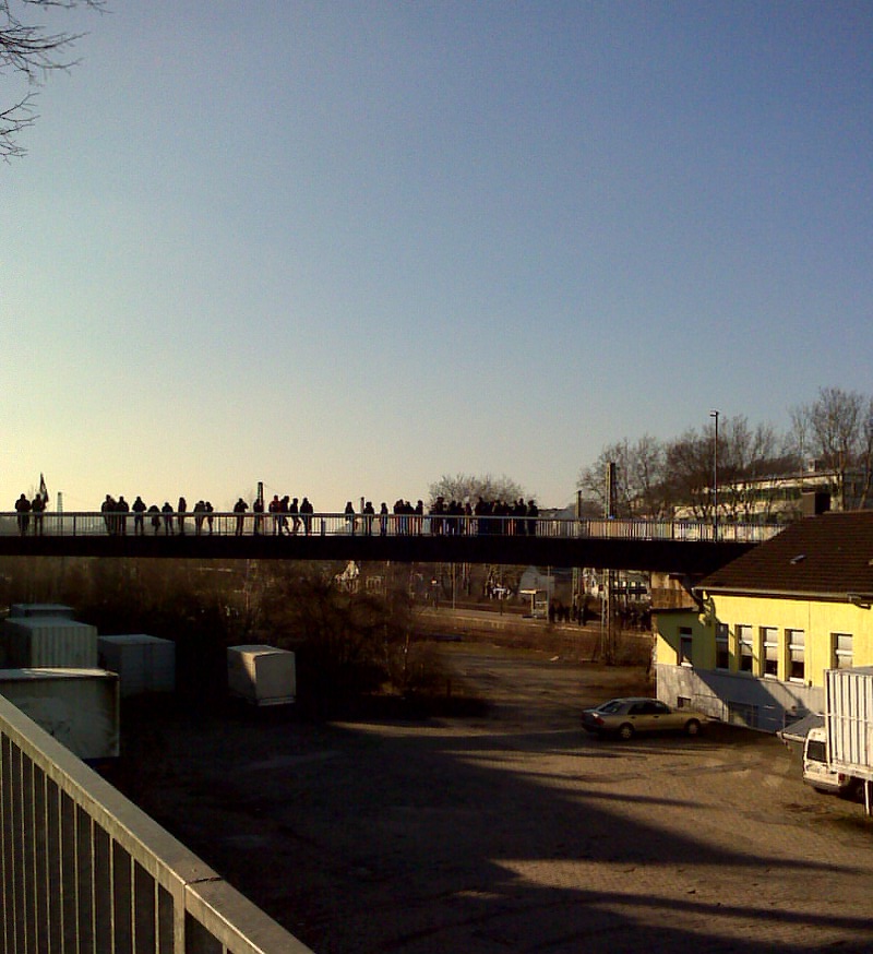 Bahnhof Unterbarmen gesperrt