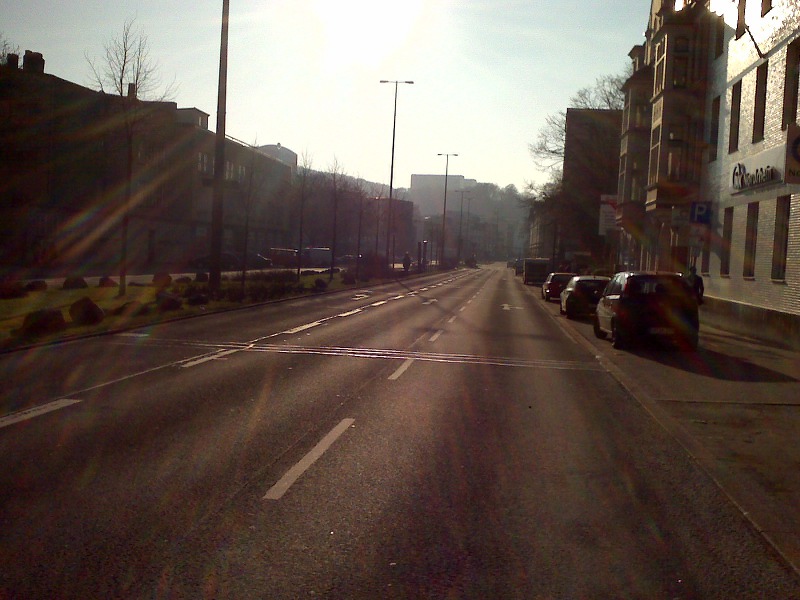 B7 am Samstag Nachmittag bei Ausgangssperre